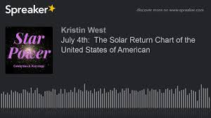 Astrology The Solar Return Chart For The Usa President