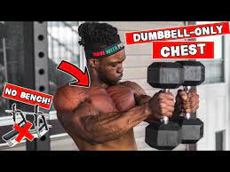 dumbbell chest workout at home no