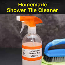 homemade shower tile cleaner