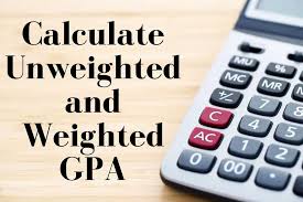 unweighted gpa and weighted gpa