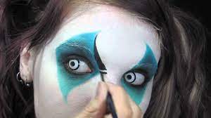 harlequin creepy clown makeup