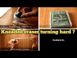 how to clean kneaded eraser