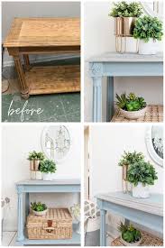 painted hall console table d