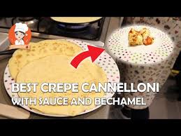 how to make crepe cannelloni with