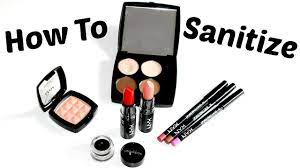 how to sanitize your makeup