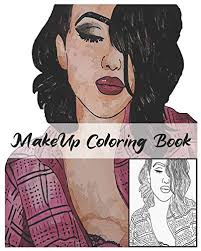 makeup coloring book makeup face
