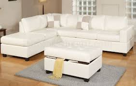 F7354 Modern Sectional Sofa In Cream