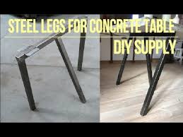 Steel Legs For Concrete Table You