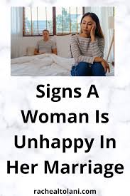 woman is in a loveless unhappy marriage