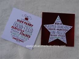 Glitter Christmas Greeting Card Foil Star Holiday Greeting Gift Cards