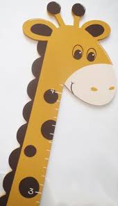 Wooden Giraffe Growth Chart For Wall Going On My Wish