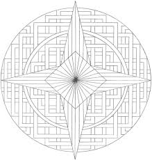 Résultat de recherche d'images pour "coloriage à imprimer mandala"