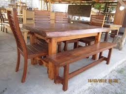 Acacia Wood 25 000 Wood Dining Table