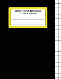 Graph Paper Notebook 1 2 Inch Squares Graph Paper Template Large