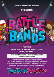 Follow him this week to see who is winning the. Tclarksonacademy On Twitter Tca S Latest Tt Rock Stars Battle Of The Bands Starts On March 20th