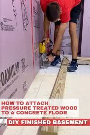 properly attach pressure treated wood