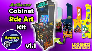arcade cabinet artwork for the atgames