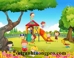 Vẽ trnh tg góc vui chơi thiếu nhi | Kids playing, Children illustration,  Illustration