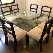 8 seater square glass dining table off 63