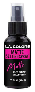 l a colors matte setting spray sealed
