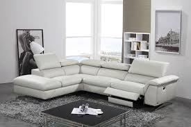 eco leather sectional sofa w recliner