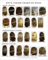 envy wig color chart on wigs