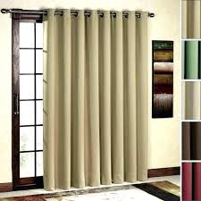 hang curtain rod over sliding door