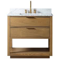 light oak single sink bathroom vanity