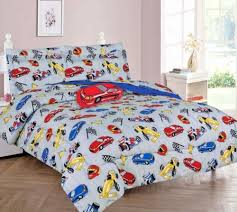 Dreaming Racing Car Comforter Bed Sheet
