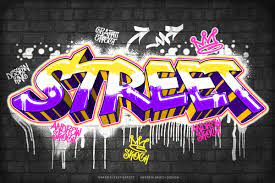 graffiti text effect graphic by sko4