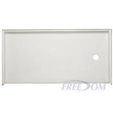 Curbless Shower Pan 60 X31 Barrier Free Threshold With Right Drain 30 Year Warranty