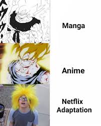 Check spelling or type a new query. Meme Goku Dragonball Netflix Anime Image By Sebass124