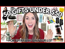 50 gifts under 50 for everyone on your