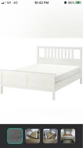 Ikea Hemnes Queen Size Bed Frame With