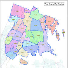 new york city zip code list and map
