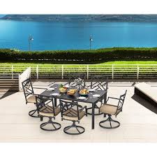 Bigroof Patio Dining Table 60 In