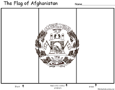The flag of afghanistan (pashto: Afghanistan S Flag Enchantedlearning Com