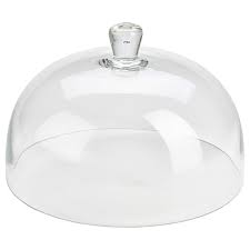 Glass Cake Stand Cover 29 8 X 19cm