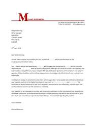 letter for job via email with regard cover format sample examples     Pinterest Early Career Application Letters