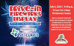 township drive in fireworks display