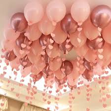 pink balloons for ceiling decorations