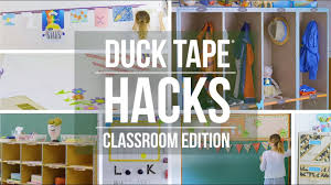 The home design ideas team as well as provides the extra pictures of diy cubbies for classroom in high definition and best setting that can be downloaded by click on the gallery below. Duck Tape Hacks Diy Classroom Decor Ideas For Teachers Duck Brand