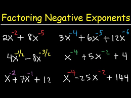 How To Factor Trinomials With Negative