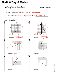 writing linear equations