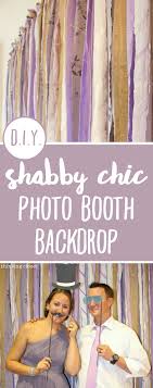 d i y shabby chic fabric photo booth