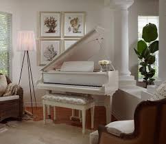 the scandalous white grand piano the