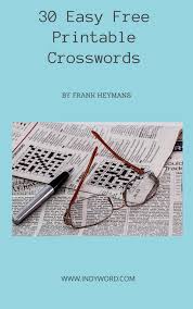 You can also enter a title and some instructions. Easy Crossword Puzzles Printable