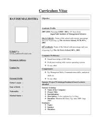 MBA HR Resume Format Download  Page    Template net