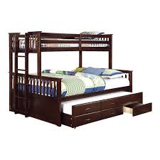 wood twin xl over queen bunk bed