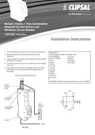 Ht 2673 rcd mcb wiring diagram images of wire. Installation Instructions F166 06 4rcbe Series Module Clipsal